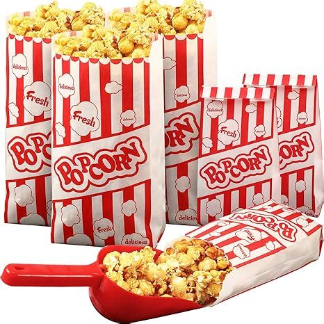 200 Stück Popcorn Beutel 56 7 g 28 3 g Einweg Papier Popcorn Behälter