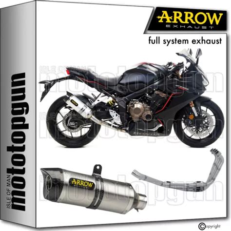 Arrow Full System Exhaust Open Thunder Aluminium C For Honda Cbr R