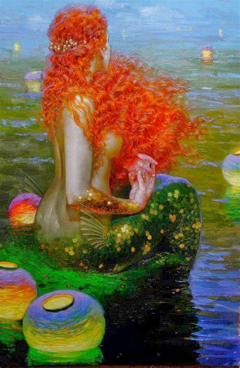 Arte Victor Nizovtsev Pintura Sirena Arte De Sirenas Sirenas