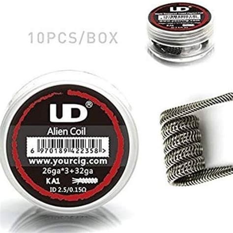 Jual Authentic Ud Alien Coil Wire Prebuilt Rasa Si Merah Fused Clapton