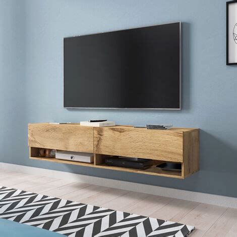 Selsey Wander Mueble De Tv De Pie Colgante Cm Roble Wotan