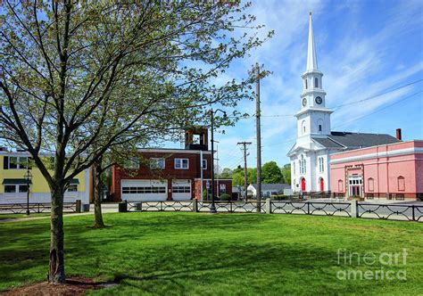 Downtown Foxboro, Massachusetts Photograph by Denis Tangney Jr - Fine Art America