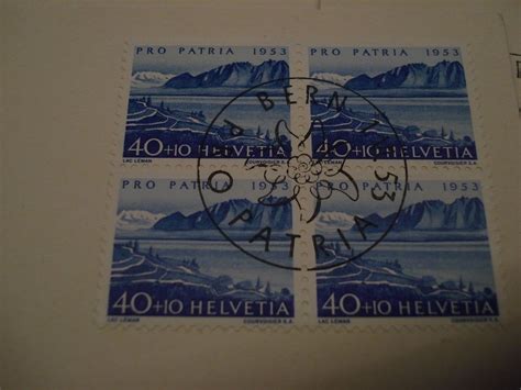 Pro Patria Satz FDC 1953 4erblocks 5 Belege Kaufen Auf Ricardo