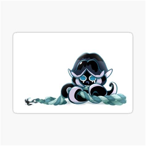 Squid Ink Cookie Cookie Run Kingdom Sticker For Sale By Yuqoink