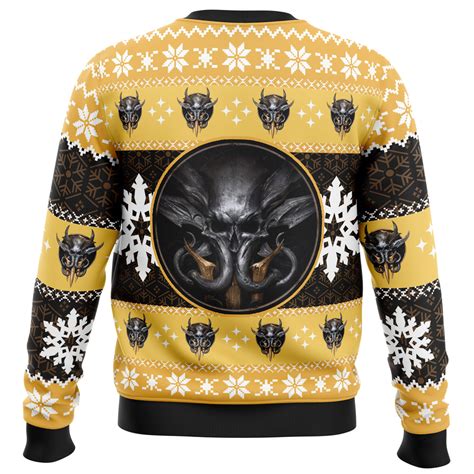 Christmas Baldurs Gate Ugly Christmas Sweater Otaku Treasure