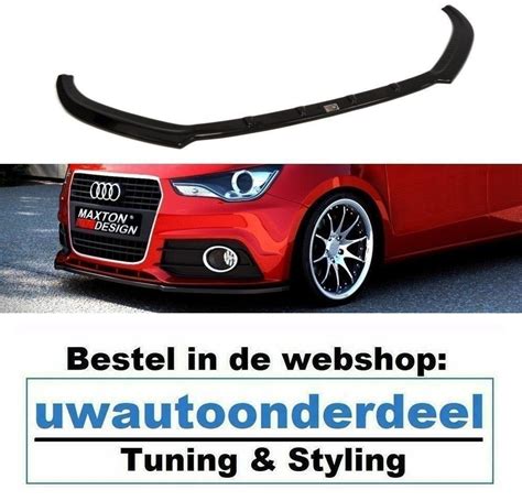 Maxton Design Audi A1 Spoiler Voorspoiler Lip Splitter