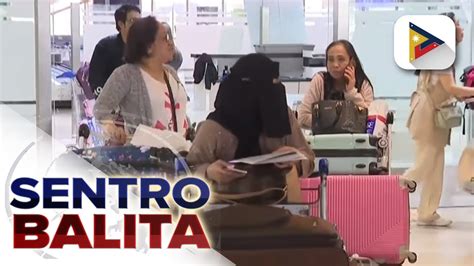 Siyam Na Ofw Na Nagpa Repatriate Mula Sa Lebanon Dumating Na Sa Bansa