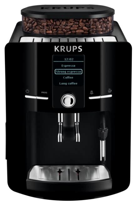 Krups Espresseria Automatic Espresso Machine Piano Black Cutlery And