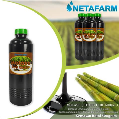 Jual Molase Tetes Tebu Murni Kemasan Botol Gram Shopee Indonesia