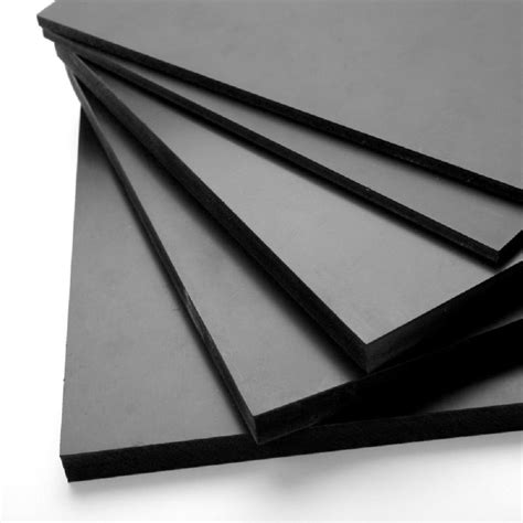 Plain Black Rigid Pvc Sheets Thickness 35mm Size 1220 X 2440mm At