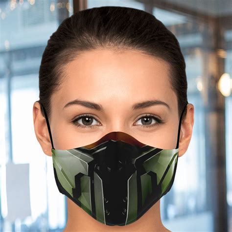 Halo Face Mask With Filter Unisex Face Mask With Etsy