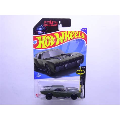 HIJAU Hot Wheels Batmobile Matte Dark Green Shopee Malaysia
