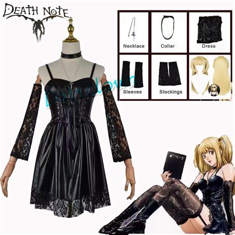 Jual Preorder Anime Death Note Misa Amane Cosplay Costume Amne Faux