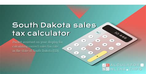 South Dakota Sales Tax Calculator State County Local Rates