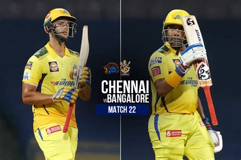 Csk Vs Rcb Live Uthappa Dube Put On Record Stand In Ipl