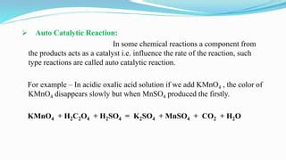 Catalytic Reaction | PPT