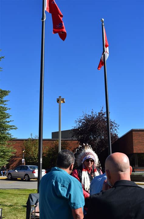 Siksika Flag Raised At Strathmore Hospital - StrathmoreNow.com - Local news, Weather, Sports ...