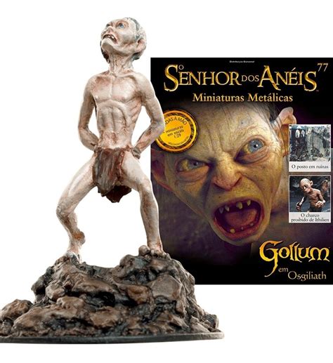 Gollum Smeagol Miniatura Senhor Dos Anéis Metal Mercado Livre