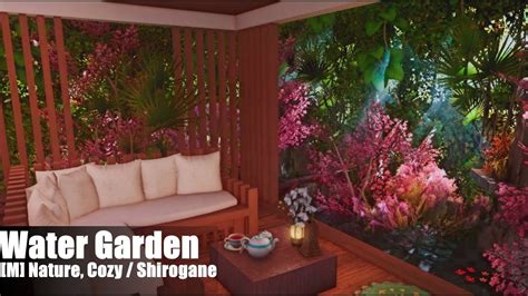 Ffxiv Medium House Tour Water Garden Shirogane Twintania Youtube