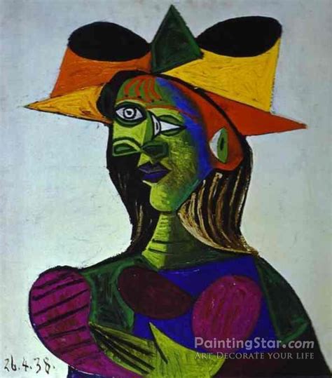 Portrait Of Dora Maar Artwork By Pablo Picasso Oil Painting Art