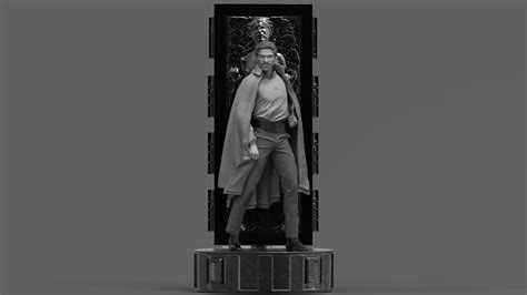 Pawel Lech Kwasowski Lando Calrissian And Han Solo In Carbonite