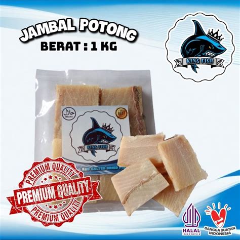 Jual 1KG IKAN ASIN JAMBAL ROTI POTONG KERING TANPA TULANG MURAH