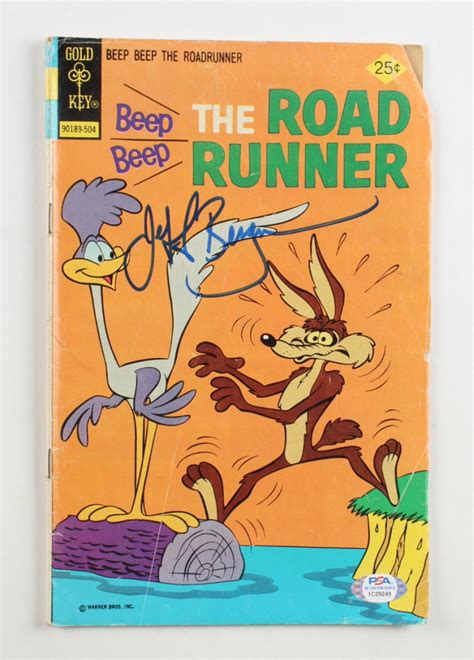 Jeff Bergman Signed Beep Beep The Road Runner Issue Gold Key