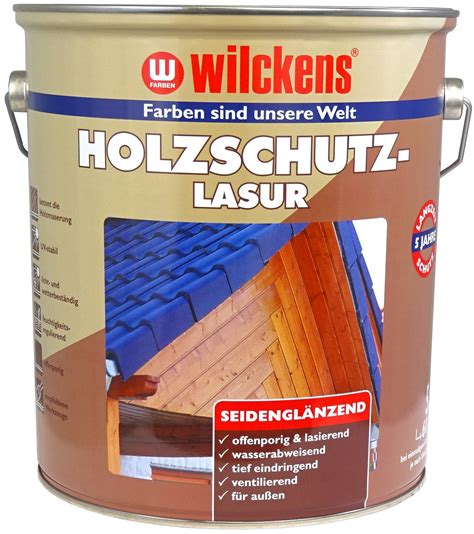 Wilckens L Holzschutzlasur Farblos Holzlasur Holzschutz Au En Holz