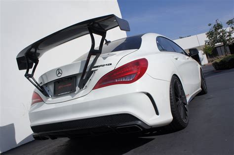 Cla 45 Amg Gets A Voltex Wing By The Rs Tuning Autoevolution