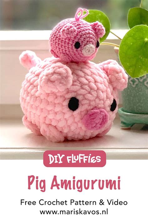 Free Easy Pig Amigurumi Crochet Pattern Crochet Pig Crochet Patterns