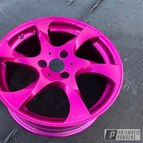 Alloy Rims Finished With Clear Vision And Illusion Pink Prismatic Powders