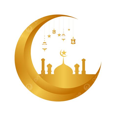 Eid Mubarak Mosque Vector Hd Images Eid Mubarak Special Moon And