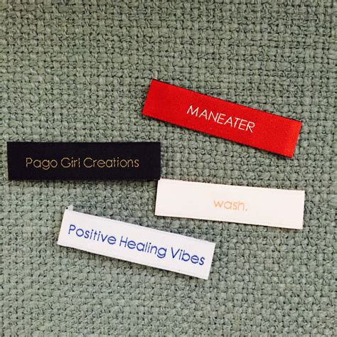 Custom Woven Label With 1 Line Text 2 X 05 End Fold Cruz Label