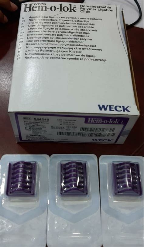 Non Absorbable Polymer Hem O Lok Clips Teleflex For Hospital At Rs