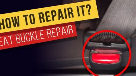 How To Fix A Broken Seat Belt Howtofixone