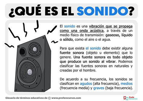 Qu Es El Sonido