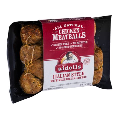 Aidells Chicken Meatballs Italian Style With Mozzarella Cheese Reviews