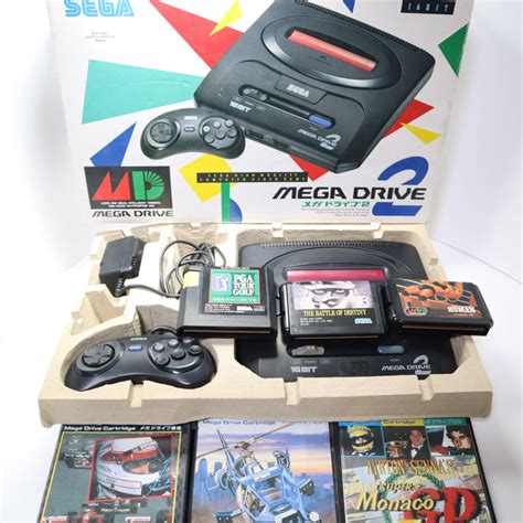 【やや傷や汚れあり】セガ Sega メガドライブ Mega Drive 2 Haa 2502 本体・コントローラー・acアダプター