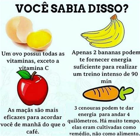 Você Sabia Disso Dicas De Nutrição Alimentação Dicas De Saúde