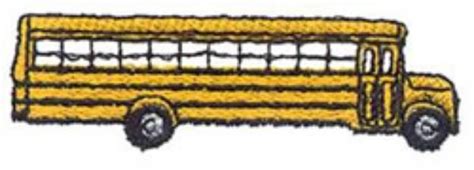 School Bus Machine Embroidery Design Embroidery Library At