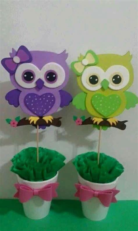 Pin by Maggy Juárez on baby shower frida Owl baby shower Crafts