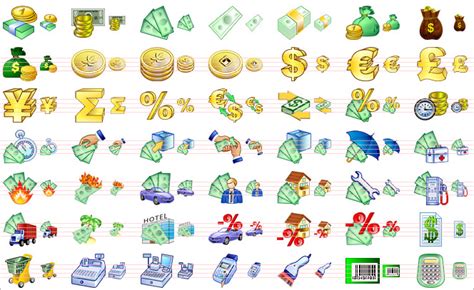 50 Money Icons Finance Freecreatives