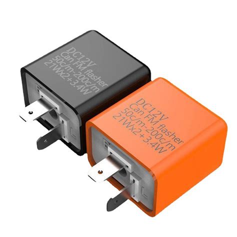 Led Flasher Relay 12v 2 Pin Adjustable Frequency Of Turn Signals