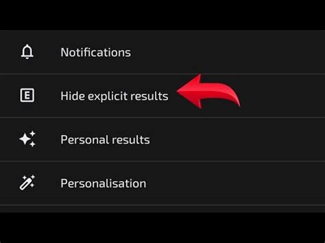 How To Turn On Off Explicit Results Filter In Google Google Mein