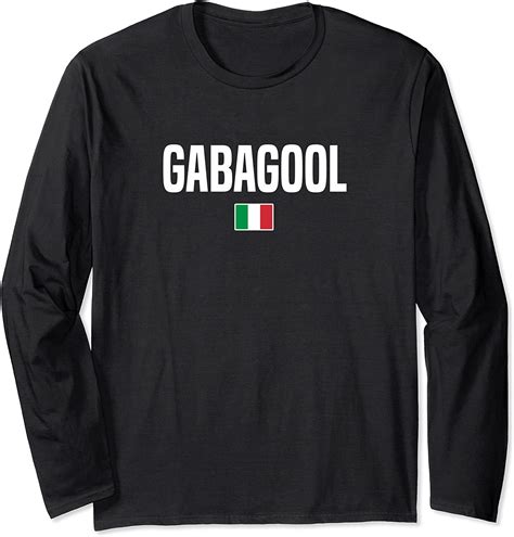 Gabagool Meme Long Sleeve Gabagool Italian Slang