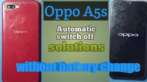 Oppo A S Automatic Switch Off Problem Solved Without Battery Change