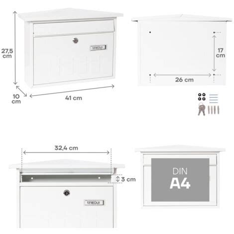 ARREGUI Deco E5701 Boîte aux Lettres Individuelle en Acier Taille M