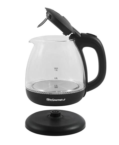 Elite Gourmet Glass Water Kettle And Reviews Small Appliances Kitchen