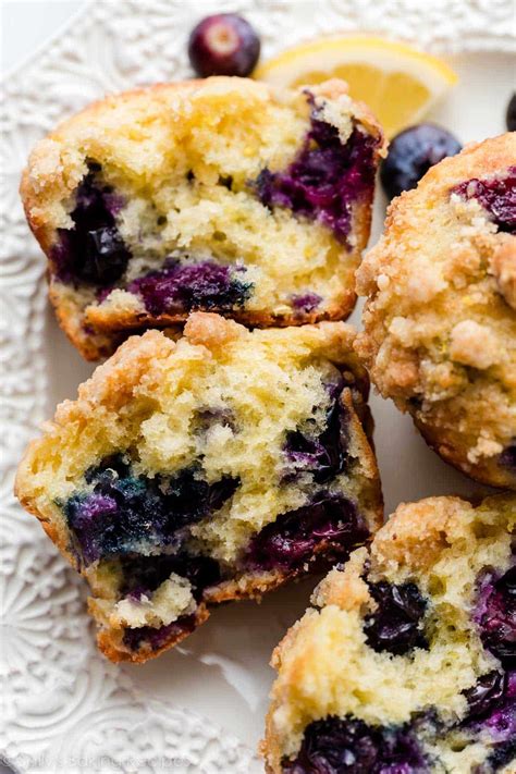 Lemon Blueberry Muffins Sally S Baking Habit Tasty Made Simple