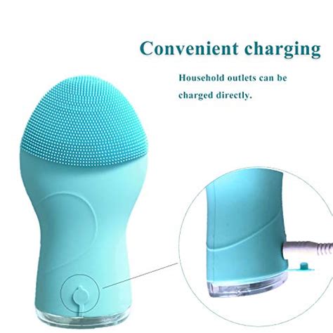 Facial Cleansing Brush Sonic Silicone Exfoliating Face Scrubbers Ipx7 Waterproof Electric Face